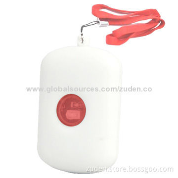 Wireless Emergency Button with Portable Necklace Style, Suitable for Emergency Help